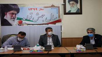 جلسه حوزه سلامت در فرمانداری دامغان و بازدید دکتر دانایی رئیس دانشگاه علوم پزشکی،  از کلینیک تخصصی رضایی و مناطق آلوده به سالک